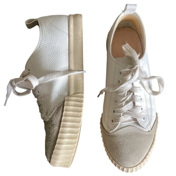 MIA Grayson Faux Leather & Suede Cap Toe Sneaker SZ 8M #88S - Picture 4 of 8